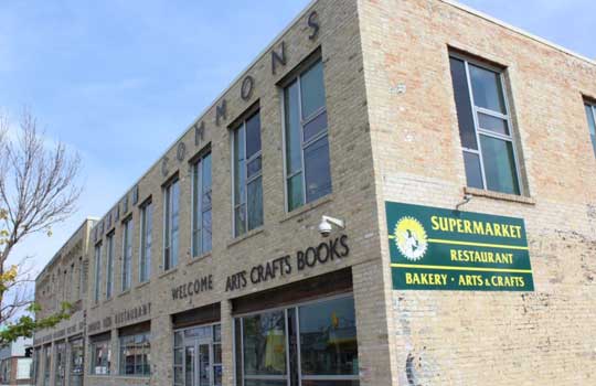 Neechi Commons building at Main & Euclid.